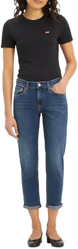 Levi's Mid Rise Boyfriend Jeans för kvinnor, Ta spelet, 31W / 30L