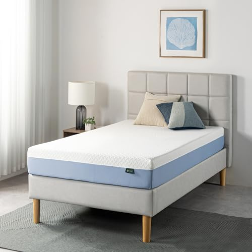 Zinus 8 Inch Twin Cooling Essential Memory Foam Mattress, Medium Feel