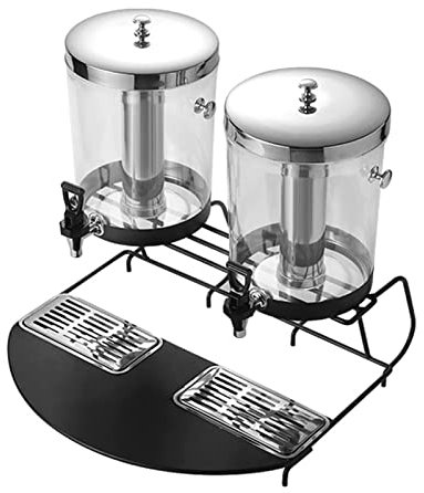 Dispensador de bebidas de torre de cerveza, acero inoxidable de autoservicio comercial para bebidas frías y calientes, dispensador de cerveza comercial de doble uso