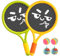 Kinder Schläger Set, Kinder Tennisschläger mit 4 Trainingsbälle, Tennisschläger Ballspiele für Draußen Kinder, Tennisschläger Spielzeug Geschenkset für Kinder Outdoor Indoor Sport