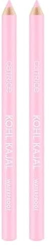 Catrice Kohl Kajal Waterproof, Lápiz para kayal, nº 170, rosa, definir, brillante, brillante, vegano, impermeable, sin micropartículas de plástico, sin nanopartículas, 1 unidad (0,78 g) (Paquete de 2)