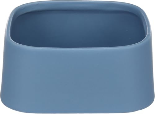 Hundenapf Keramik – eckig – 900ml – rutschfest & hygienisch – blau – Flamingo