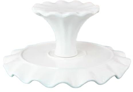 Unico piatto alto da dessert espositore in ceramica per torte prodotto per la presentazione di dolci alzata facile da usare