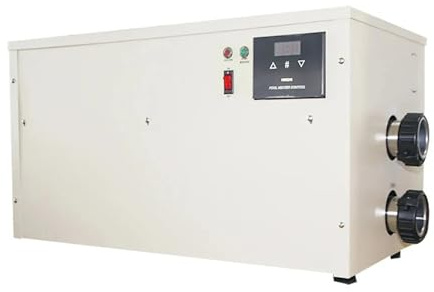 YXZKJZJ Pompe à Chaleur for Piscine 54 KW avec écran Tactile numérique, Chauffe-Eau électrique for piscines creusées et Hors Sol Chauffage Efficace(Connector 48mm)