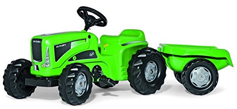 Rolly Toys Futura Trettraktor mit Anhänger (Traktor mit Heckkupplung, Drehschemellenkung, Alter ab 2,5 - 5 Jahre, Kinderfahrzeug)