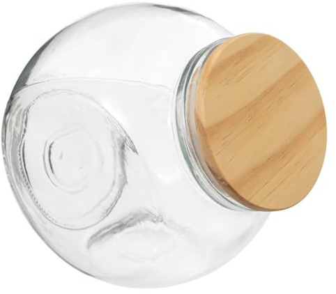 5five Bonbonglas mit Holzdeckel, 2,1 l
