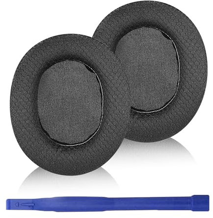 Adhiper Arctis Pro Ear Cushion/Ear Cushion/Ear Cushion/ Ear Pads Memory Foam Protein Leather Ear Pads Compatible with SteelSeries Arctis Pro 7 5 3 Gaming Headset (Black)