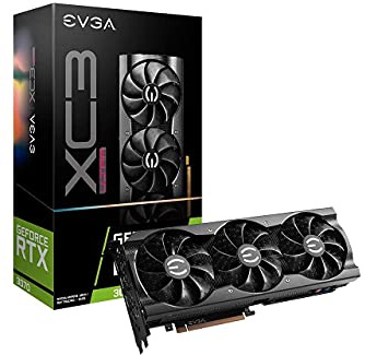 EVGA GeForce RTX 3070 XC3 Ultra Gaming, 08G-P5-3755-KL, 8GB GDDR6, raffreddamento iCX3, LED ARGB, piastra posteriore in metallo, LHR