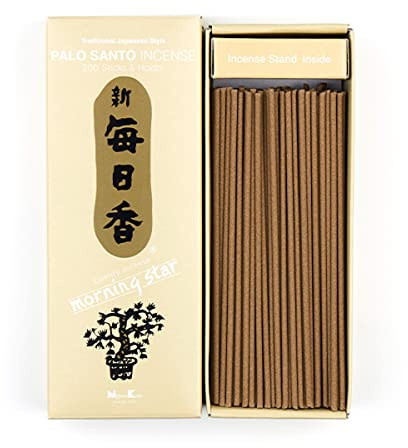 MORNING STAR - Palo Santo 200 Sticks Incense by Nippon Kodo Japanese Quality Incense