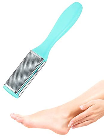 Clyhon Hornhautfeile Hornhautentferner Schnell Hornhautraspel die Fußpflege Fußfeile Set für trockene, rissige Füße und tote Haut (Blau)