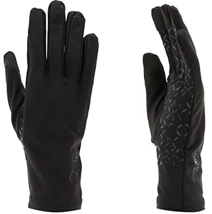 VIP Northern Ridge Line Handschuhe für Herren und Damen, weicher und warmer Touchscreen, für Wandern, Laufen, Walking, Outdoor, mit rutschfestem Gel-Griff, Komfortmaterial, Schwarz, Größe S/M
