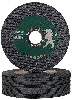 CruSio Disque À Tronçonner En Résine 125 Mm Disques de Meulage À Rabat Disques de Meulage D'Angle Meuleuse D'Angle Pour Métal 4 Pouces 15/25/40 Pièces, 40 Pièces/40 Pièces