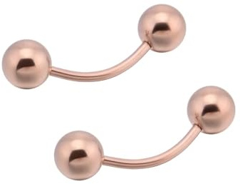 Hemd Manschettenknöpfe Herren, Manschettenknöpfe Doppelter Runder Ball Damen Schmuck Hochzeit für Hemd mit Geschenkbox