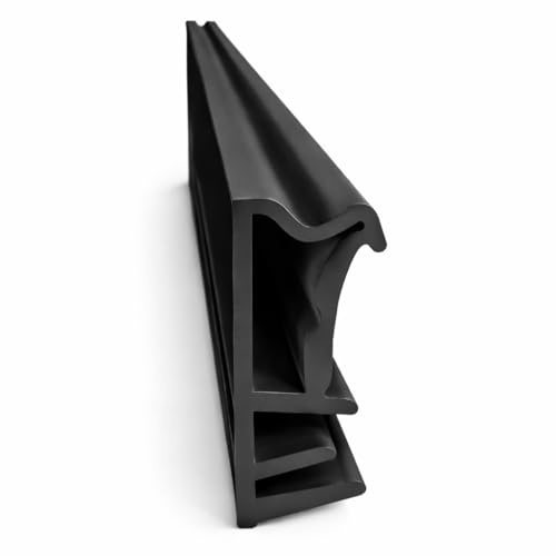 Fensterdichtung Flügelfalzdichtung Nutbreite- 5mm / Falz - 12 mm aus TPE hochwertige Holzfensterdichtung Fenster (Schwarz 25 m)