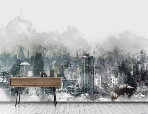 Fototapete Blumen 3D Tapeten 3D Effekt Wohnzimmer Schlafzimmer Vliestapete Handgemalte Abstrakte Architektur Stadt Ölgemälde Natur Grau Graffiti Steinoptik Kinder Tapeten