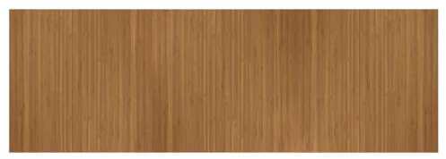 vidaXL Tapis rectangulaire Marron 100x300 cm Bambou