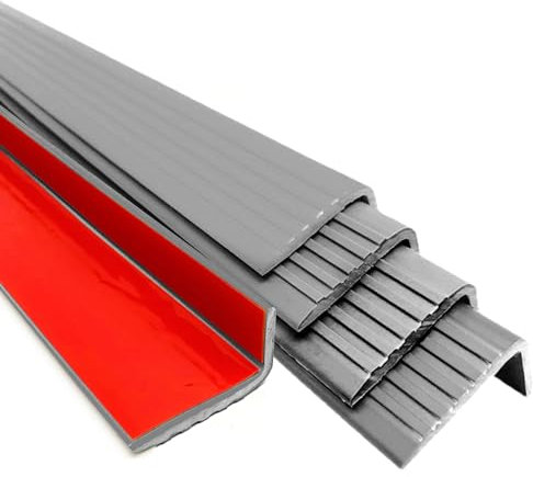 Vinyl-Anti-Rutsch-Treppenkante Anti-Rutsch Treppenkante 60x30mm Rutschfeste Treppenstufe Kantenschutz Freischnitt AntiRutsch Streifen Für Treppen/Boden/Stufen, Treppenkanten ( Color : Gray , Size : 39