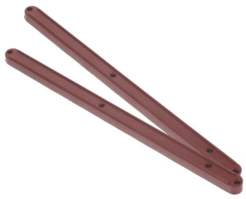 KONTONTY Schubladenschienen Hoher Küchenschränke für 2 Schubladen Stück Kunststoff Funktion und 298mm Braune Möbelführungsschienen mit Festigkeit und Gleitender