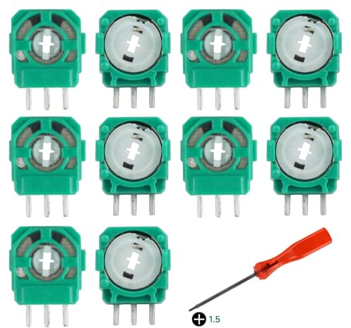 2,3K Ersatz Trimmer Potentiometer Sensor für PS5/PS4 Controller,3D Joystick Potentiometer Reparaturteile, Einstellbarer Widerstand dreipoliges Potentiometer zur Behebung von Joystick-Problemen