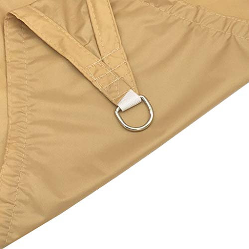 Tenda parasole rettangolare, impermeabile, con tasso di ombreggiatura del 95%, per esterni, patio, giardino, raggi UV, ideale per pergolati, pavimenti in legno, design durevole ed elegante