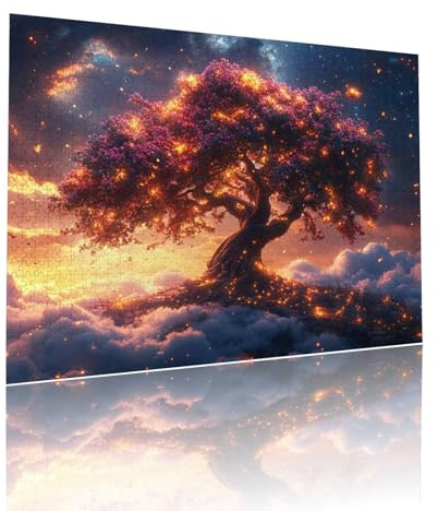 Puzzle Erwachsene 5000 Teile Baum Traum Educa Jigsaw für Kinder ab 8 Jahren Mädchen Jungen, Erwachsene Impossible Klassische Puzzles Schwer, Anspruchsvoll Spielspaß, Als Geschenke 105x156cm t-906