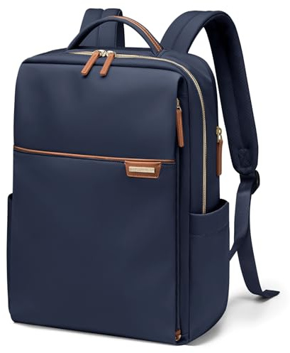 Golfkvalitet laptopryggsäck för kvinnor, arbete affärsresor datorryggsäckar laptop vardaglig dagväska för högskola, marinblå, 16 Inch, Arbetsryggsäck för bärbar dator för kvinnor