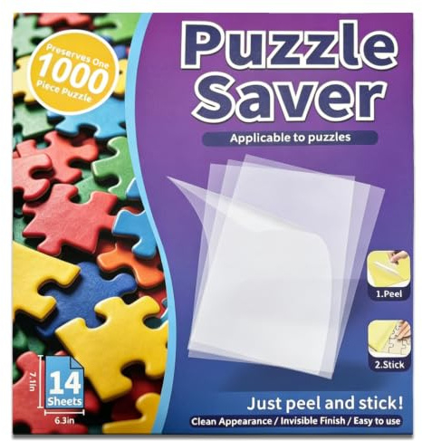 MYS AUR Lot de 14 feuilles de puzzle en bois