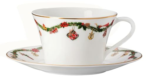 Hutschenreuther 02048-726037-14675 Nora Christmas Tee-/Cappuccinotasse 2tlg. (1 Set)