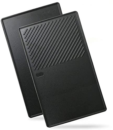 GFTIME Grillplatte 44,5 CM, Gusseisen für Weber Spirit E210 E220 S210 S220 Gasgrills, Ersatzteil, 1 Stück