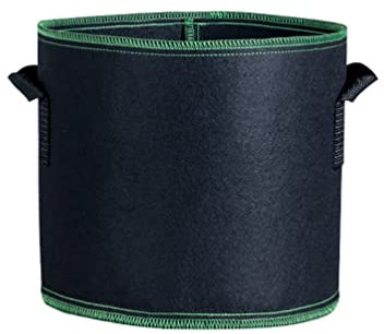 Stareal Borse per la coltivazione 1 confezione da 1 gallone Vasi in tessuto per aerazione per impieghi gravosi Vasi in tessuto non tessuto addensati Borse per piante con manici