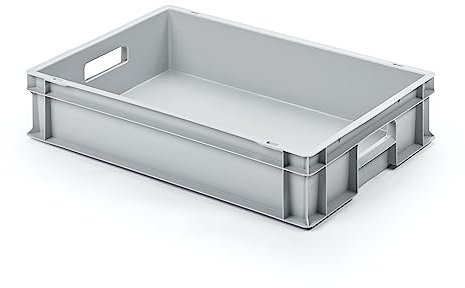 DIE BOX FABRIK Eurobehälter 600x400x120mm - Vielseitige Lösung für effiziente Lagerung und Transport | Lagerbehälter | Transportbehälter