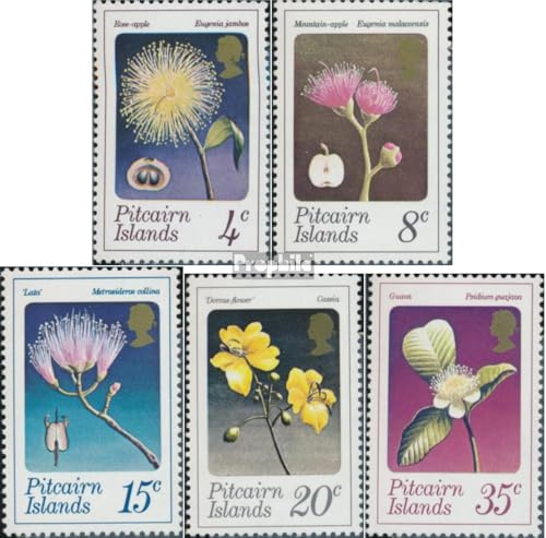 Pitcairn 130-134 (Complete.Issue.) unmounted Mint/Never hinged ** MNH 1973 Flowers and Fruits (Stamps for Collectors) Plants/Mushrooms