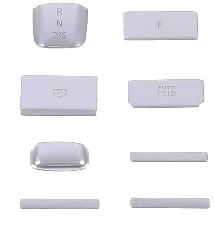 NATWEE Parkschalter Elektrische Kompatibel Mit VW Für Golf 8 MK8 2020 2021, Autozubehör, Mittelkonsole, Handbremse, Auto-Hold-Taste, P-Schalter, Aufkleber, Dekorationsverkleidung (Color : 3)