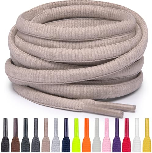 Miscly Cordones Atléticos Ovalados - Disponibles en Múltiples Longitudes y Colores