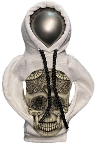Tanxemery Schaltknauf Hoodie, Halloween Totenkopf Auto Schaltknauf Abdeckung Hoodie Für Schaltknauf, Schädel Hoodie Für Gangschaltung, Schaltknauf Überzug Für Auto Dekoratives