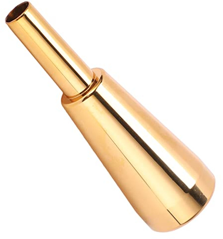 aqxreight Embout de Trompette en Métal 3C, Lustre Durable, Embout de Remplacement Plus épais et Plus Lourd, Idéal pour les Musiciens et les Artistes (GOLD)