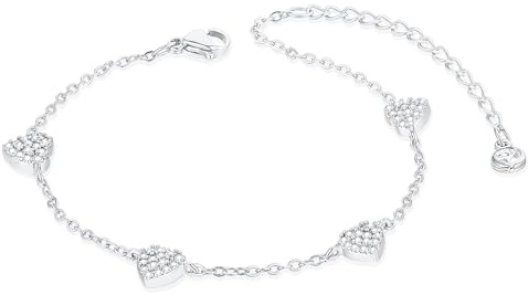 ZOERAY Bracelet Femme Argent 925/Or en Trefle à 4 Feuilles Réglable Bracelet 18K Plaqué Or en Zircon Cubique Papillon Fleur Bracelets Amitié Parure Bijoux Idée Cadeau Marraine Anniversaire Femme Fille