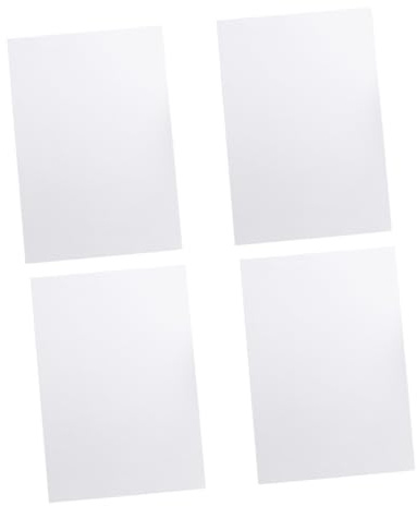 DEARMAMY 4 Stück Blanko Skizzenpapier Notizblock Multifunktional Zeichenblock Für Schüler Büro Beige Kratzpapier Zum Zeichnen Berechnen Schreiben