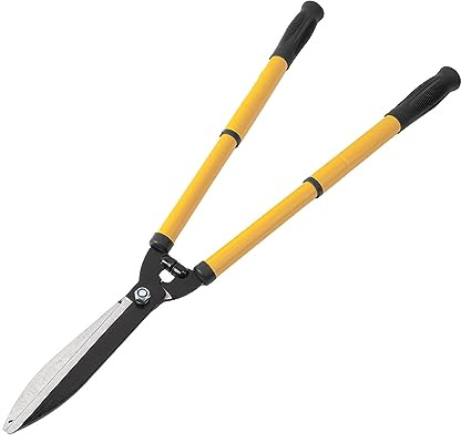 Fauitay Tijeras de jardín Tijeras de podar extensibles acero al carbono mango de goma ajustable para árboles arbustos ramas