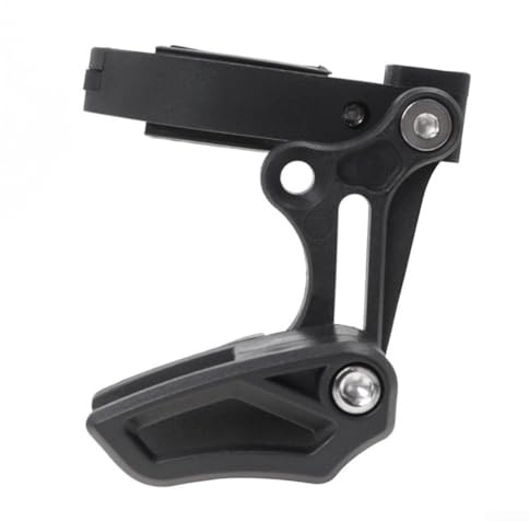 Oniissy Guía de cadena de bicicleta para bicicletas de una sola velocidad, protector de plato frontal con material ABS, 70 x 68 mm, compatible con sistemas de disco de bicicleta de montaña y carretera