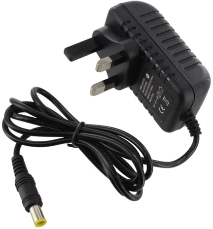 Reliapart 3-Pin UK Mains Plug Vacuum Battery Charger (1 Pack) Compatible for Gtech Pro, Pro 2, Work Light ATF301 ATF303 ATF307 WL01 27V Output K13S270050B Replacement Power Supply