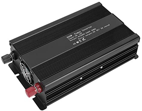 Dioche Convertitore Sinusoidale Puro Inverter di Tensione di Alimentazione per Auto da 600 W da 12 V a 200-240 V per Accessori Auto