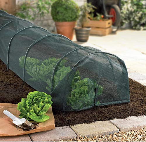 Tunnel a rete per la coltivazione delle piante, adatto per una varietà di verdure e piante Tiene lontani uccelli e insetti nocivi