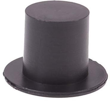 Tomaibaby 100Pcs Mini Schwarze Zylinder Hüte Miniatur Zylinder für DIY Schneemann Kunst Und Handwerk Dekoration Weihnachtsfeier Bevorzugen Strumpf Füllstoffe