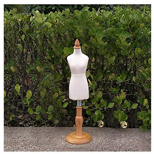 FHKBB Schaufensterpuppe J-Manikins Mini Schneiderinnen Dummy Famale, Höhenverstellbar, Schneiderpuppen Puppenkleid Form Display Puppenhaus Zubehör Dekoration (Größe: 1/4)