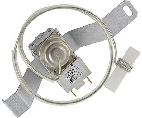 2200859 Refrigerator Thermostat Control Replace for WP2200859 AP6006464 PS11739539 Compatible with Whirlpool Kenmore MAYTAG KitchenAid Replaces 2200830 2210378 2210379