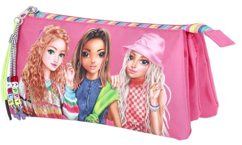 Depesche TOPModel Joy 12915 Tasche mit Fächern, Rosa