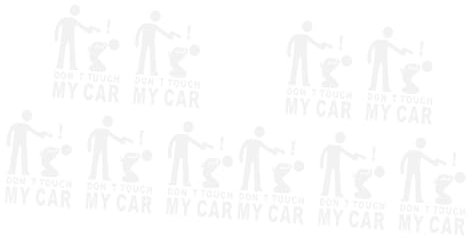 iplusmile 10 Stk auto aufkleber Karosserieaufkleber Auto-Aufkleber-Dekoration Autofenster sticker für auto aufkleber auto PVC-Autoaufkleber Lustige Autoaufkleber Haustier reflektierend Weiß