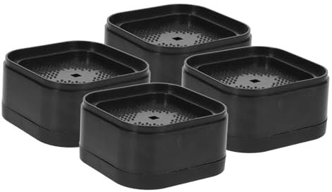KOCKSHION 4piezas Almohadillas Estabilizadoras Para Patas De Lavadora Antideslizantes y Amortiguadoras Tapetes Resistentes Para Evitar Movimientos Protección De Suelos y Reducción De Vibraci