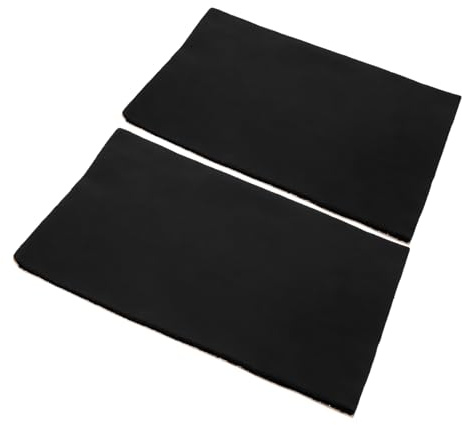 WEKADRIN 2pièces Tapis Absorbant Les Vibrations Pour Plancher Voiture Butyle Lot Pour Isolation Phonique Amortisseur Vibrations Portière Plafond